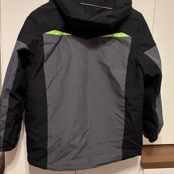 Excellent Condition Gerry Weber Jacket Ski/Snowboard Lime & Black Boys 10/12 - Picture 4 of 6